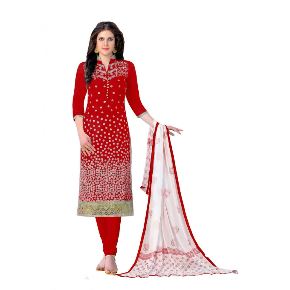 Ranili Cotton Unstitched Salwar-suit Material With Dupatta
