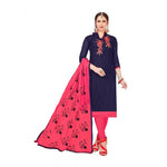 Ranili Modal Silk Unstitched Salwar-suit Material With Dupatta