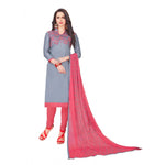 Ranili Glaze Cotton Unstitched Salwar-suit Material With Dupatta