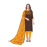 Ranili Glaze Cotton Unstitched Salwar-suit Material With Dupatta