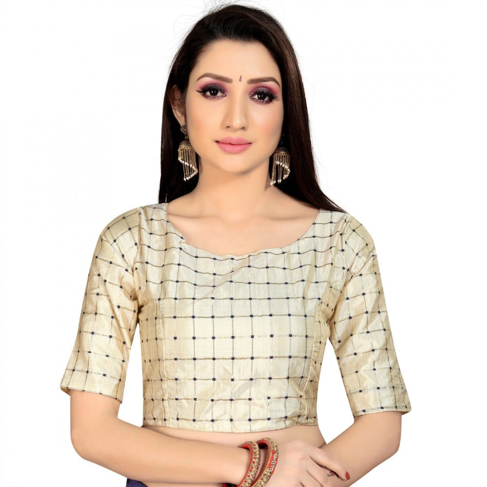 Ranili Brocade, Inner-cotton Full Stitched Padded Blouse