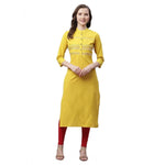 Ranili Pure Cotton Printed Straight Kurti