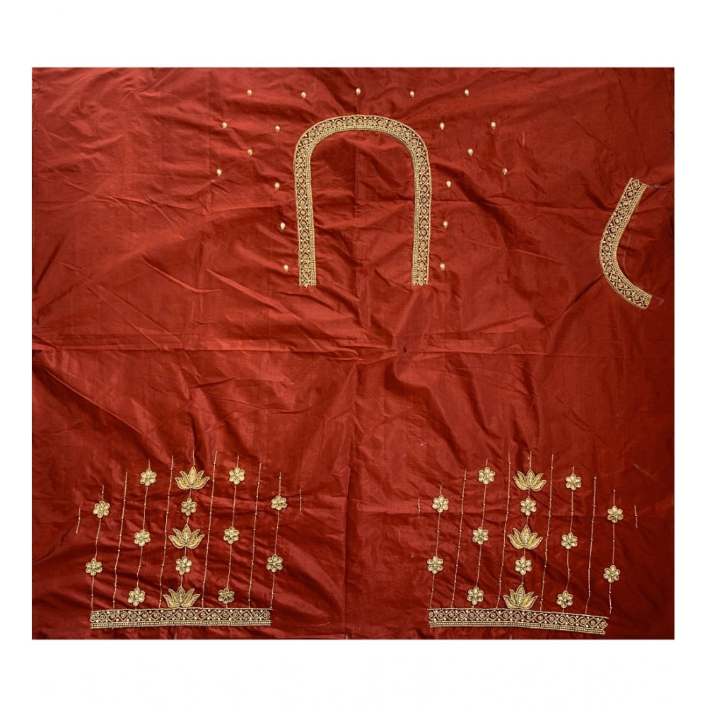 Ranili Cotton Silk Self Design Unstitched Blouse Piece