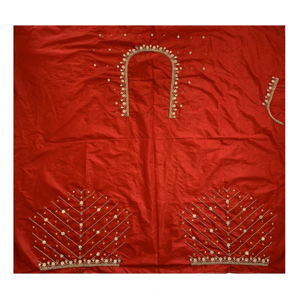 Ranili Cotton Silk Self Design Unstitched Blouse Piece