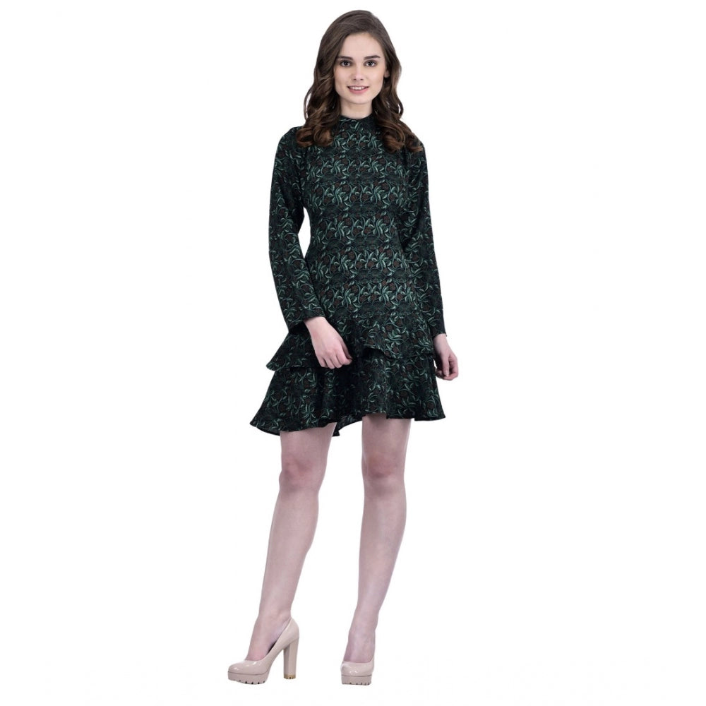 Ranili Cotton Blend Floral Full Sleeves Dress