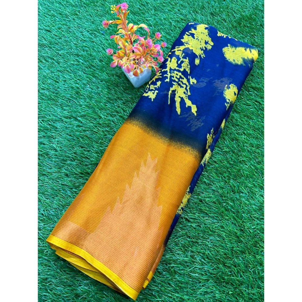 Ranili Chiffon Printed Saree With Unstitched Blouse