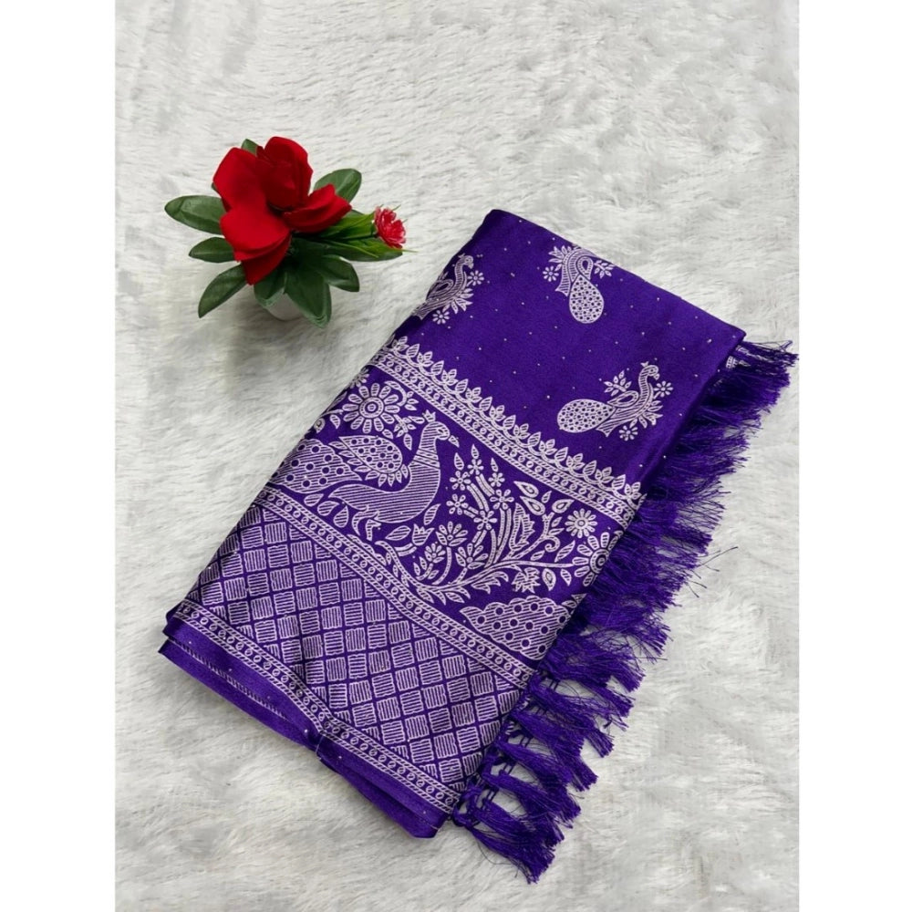 Ranili Chiffon Printed Saree With Unstitched Blouse