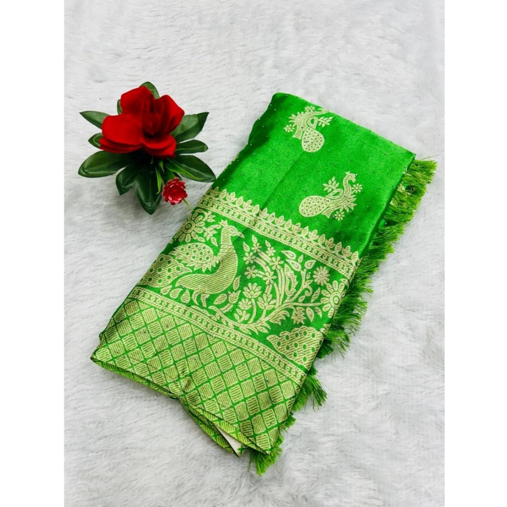 Ranili Chiffon Printed Saree With Unstitched Blouse