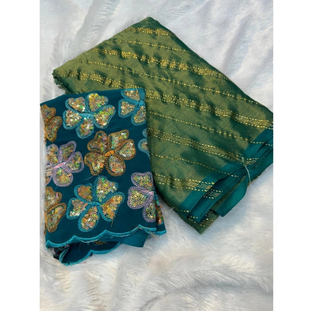 Ranili Chiffon Printed Saree With Unstitched Blouse