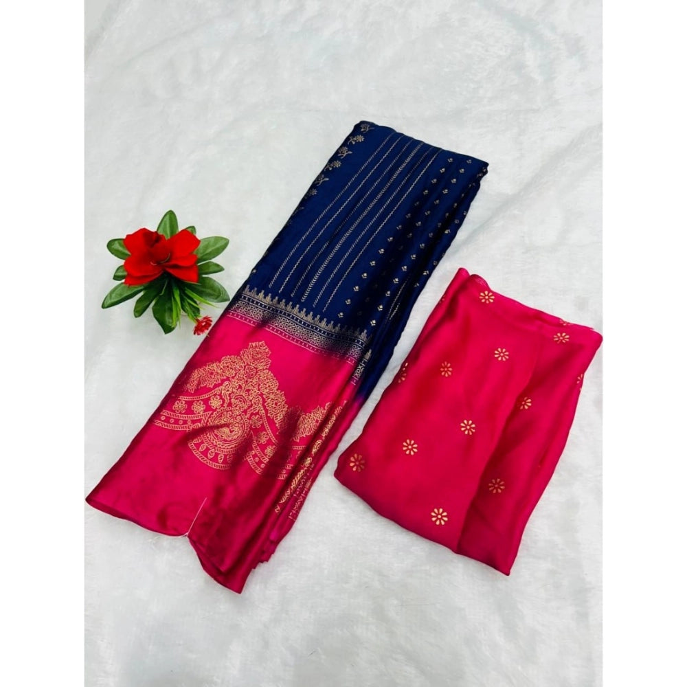 Ranili Chiffon Printed Saree With Unstitched Blouse