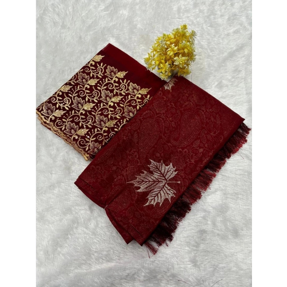 Ranili Georgette Printed Saree With Unstitched Blouse