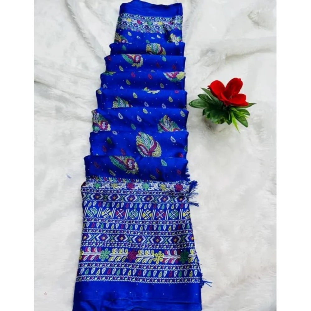 Ranili Chiffon Printed Saree With Unstitched Blouse