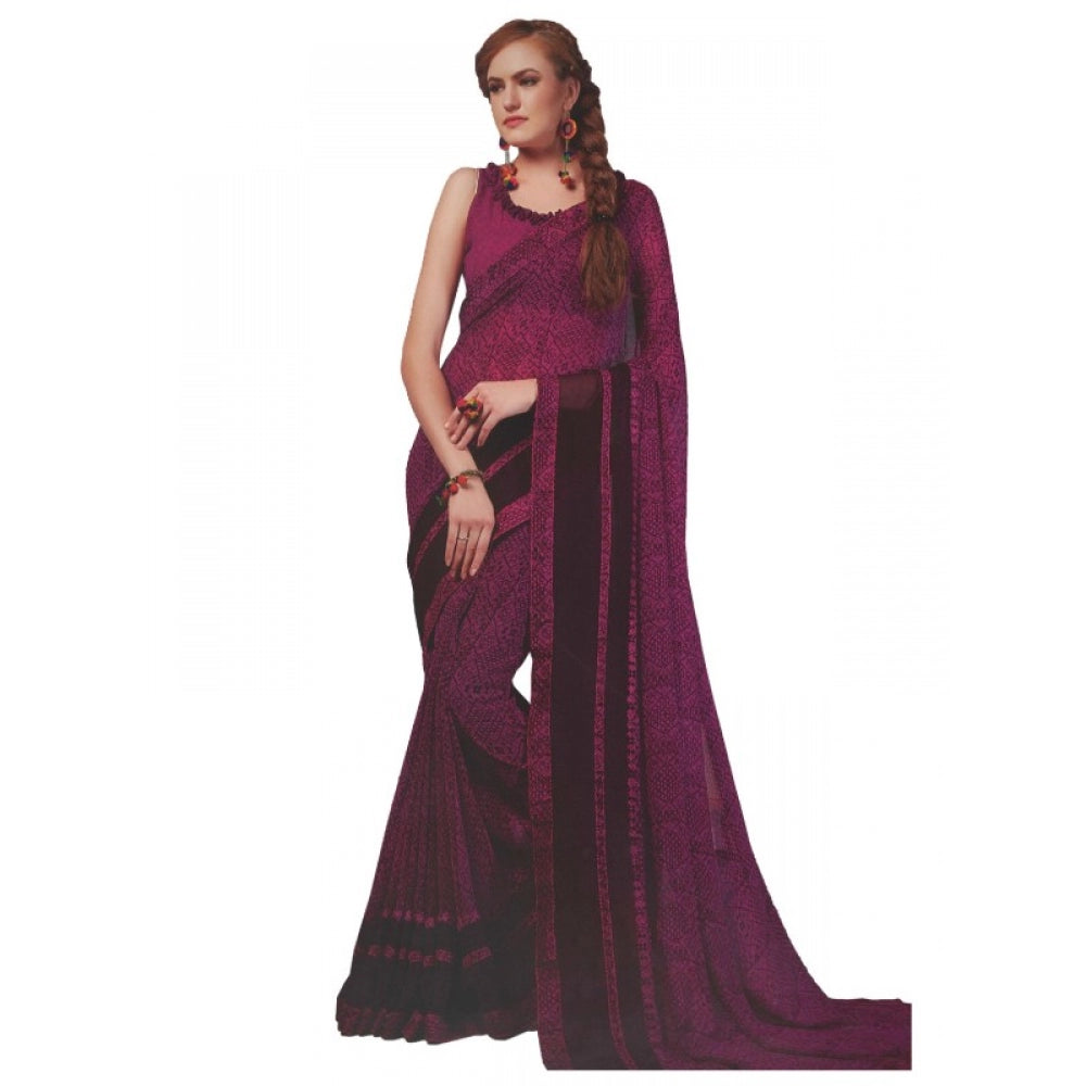 Ranili Georgette Digital Printed Saree