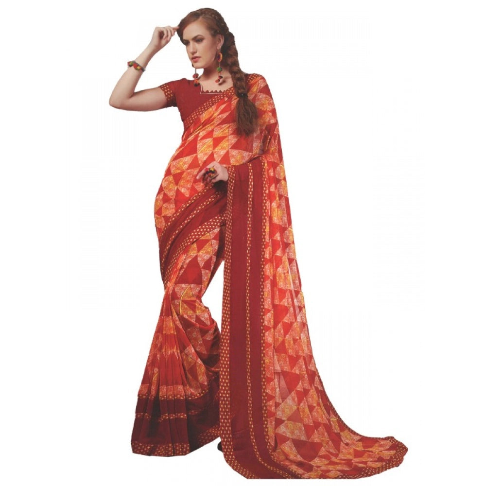 Ranili Georgette Digital Printed Saree