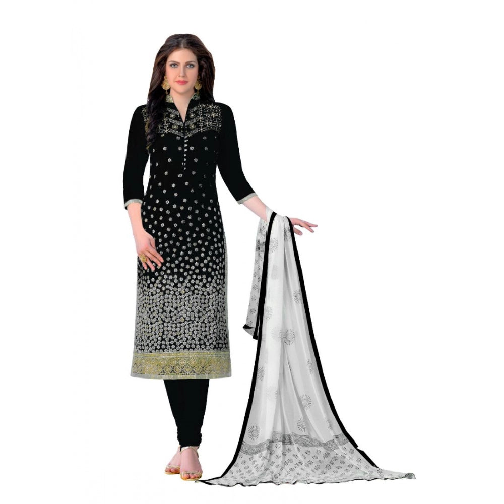 Ranili Cotton Unstitched Salwar-suit Material With Dupatta