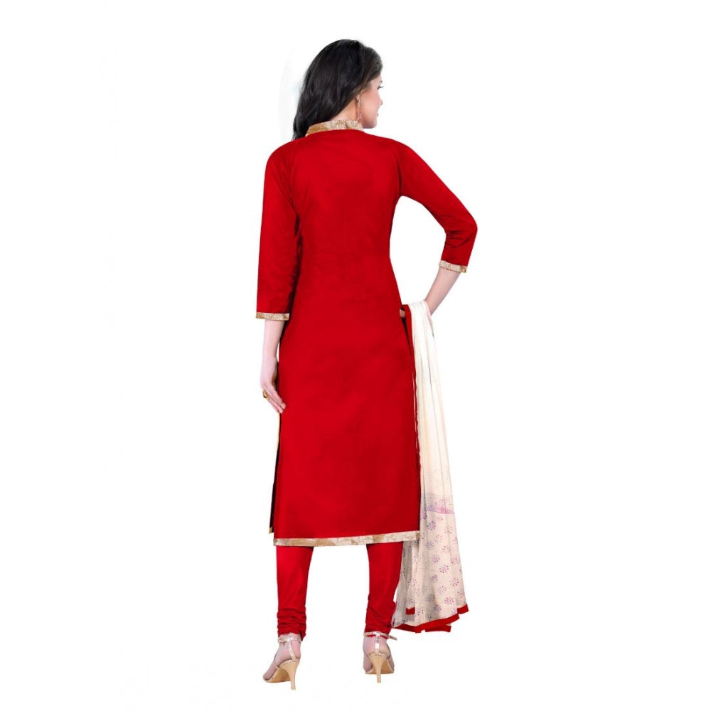 Ranili Cotton Unstitched Salwar-suit Material With Dupatta
