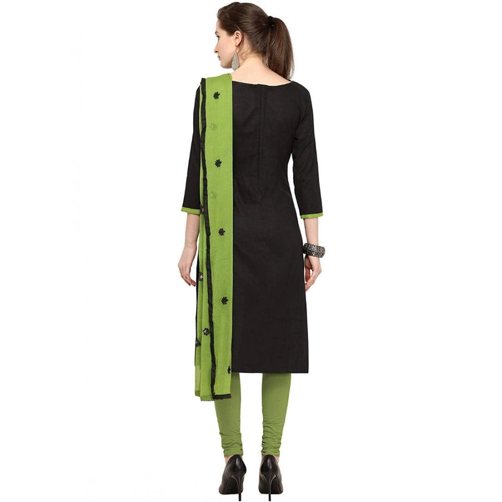 Ranili Slub Cotton Unstitched Salwar-suit Material With Dupatta