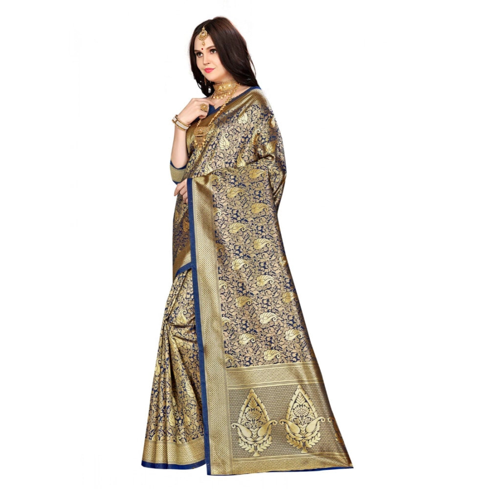 Ranili Banarasi Silk Saree With Blouse