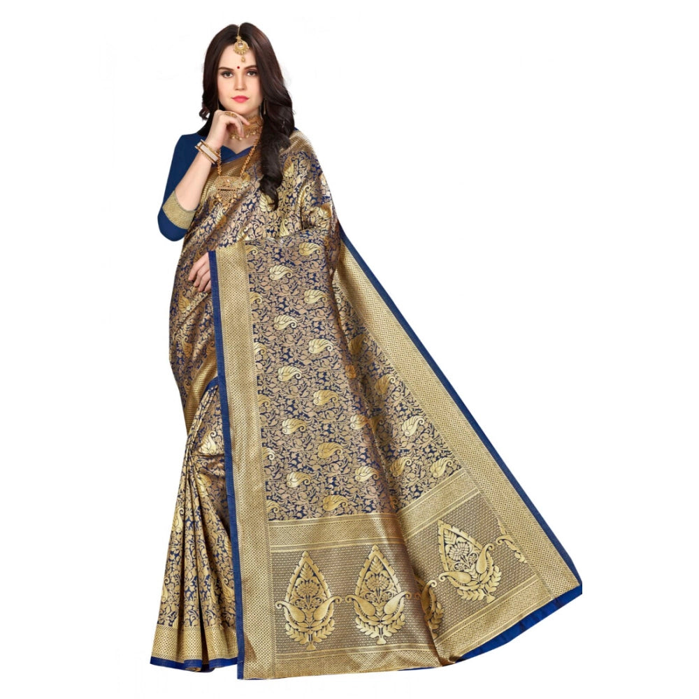 Ranili Banarasi Silk Saree With Blouse