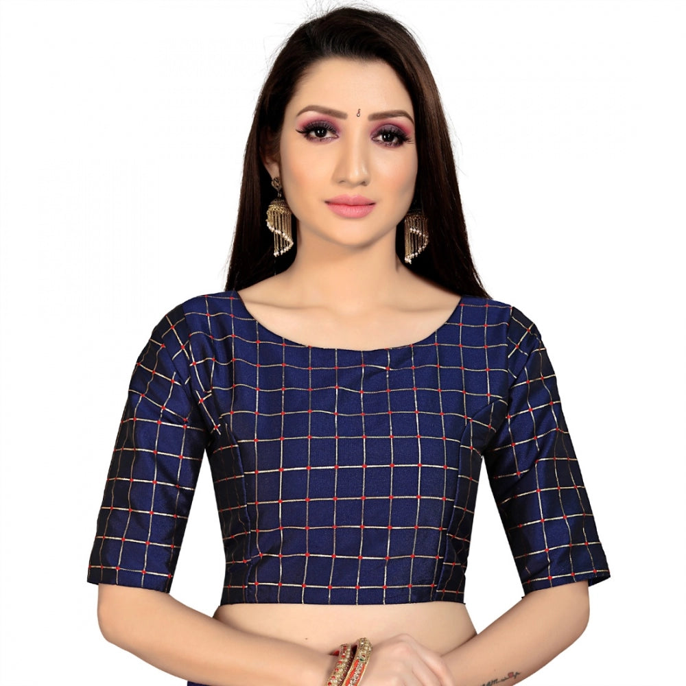 Ranili Brocade, Inner-cotton Full Stitched Padded Blouse