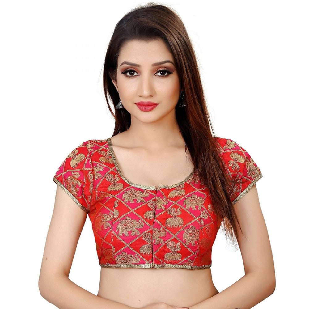 Ranili Brocade, Inner-cotton Full Stitched Padded Blouse