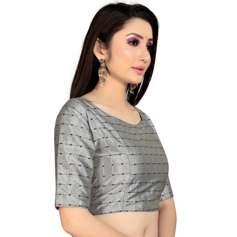 Ranili Brocade, Inner-cotton Full Stitched Padded Blouse