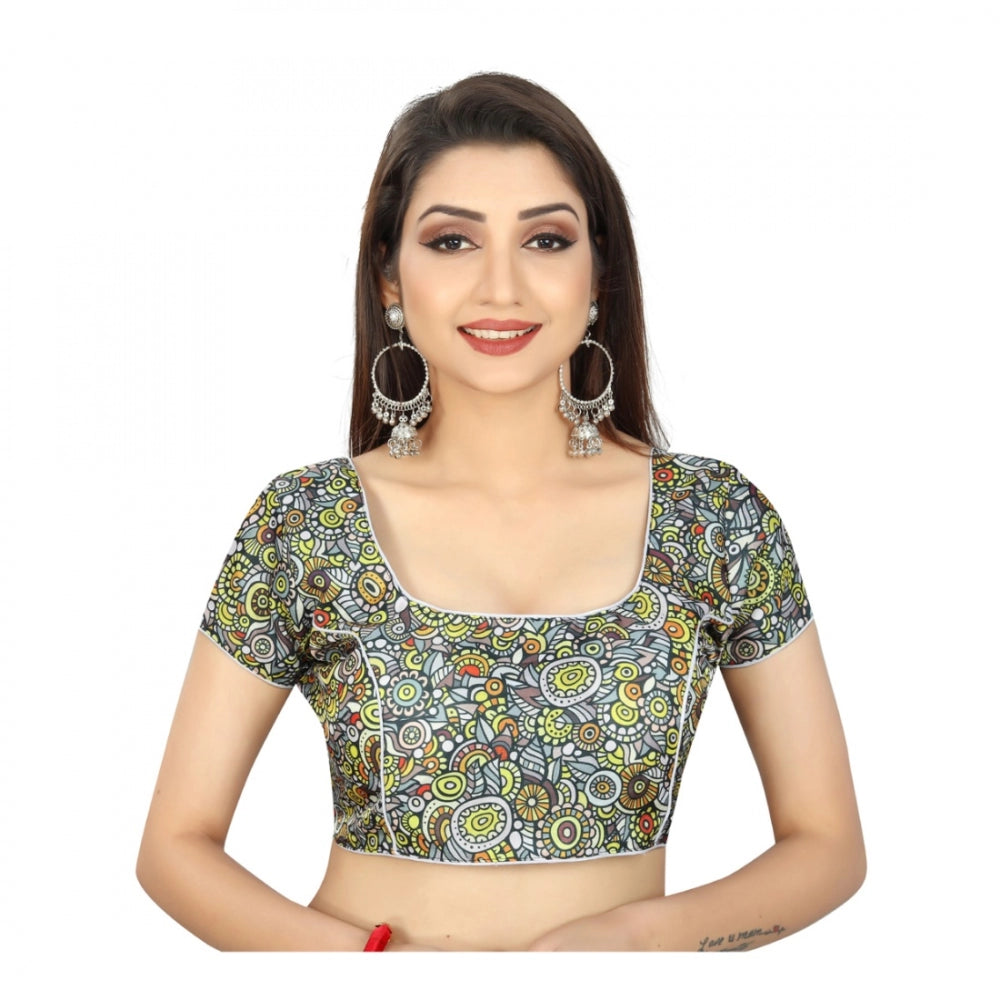 Ranili Satin Silk, Inner-cotton Full Stitched Padded Blouse