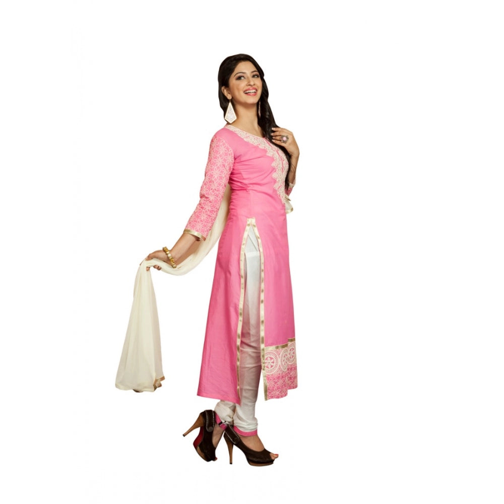 Ranili Georgette Unstitched Salwar Suit-material With Dupatta