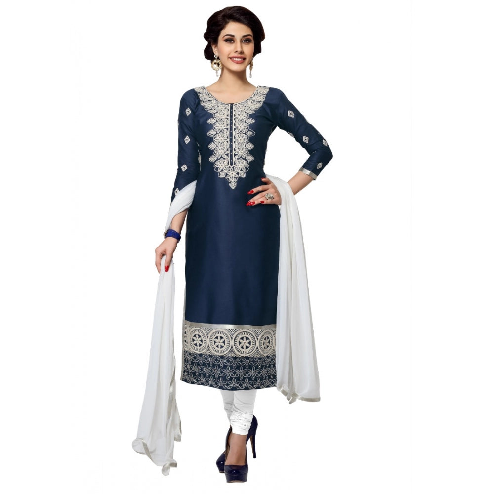 Ranili Cotton Unstitched Salwar Suit-material With Dupatta