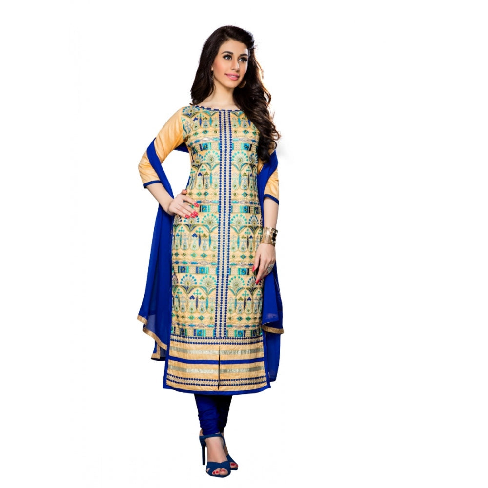 Ranili Cotton Unstitched Salwar Suit-material With Dupatta