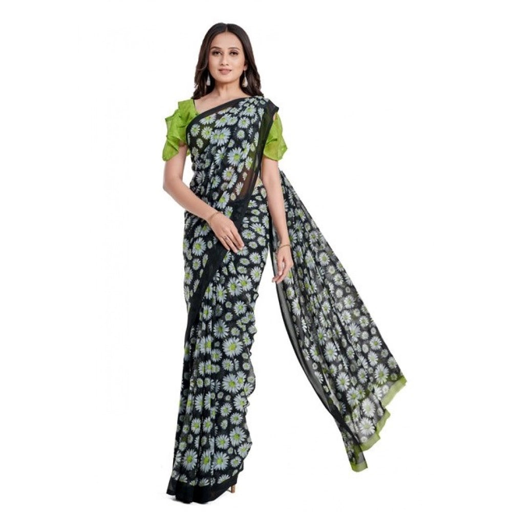 Ranili Georgette Saree With Blouse