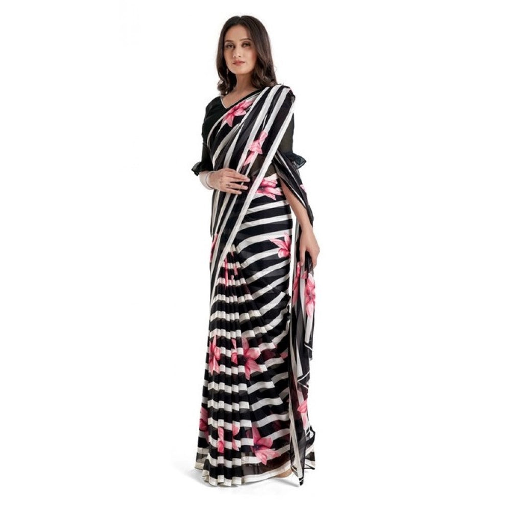 Ranili Georgette Saree With Blouse