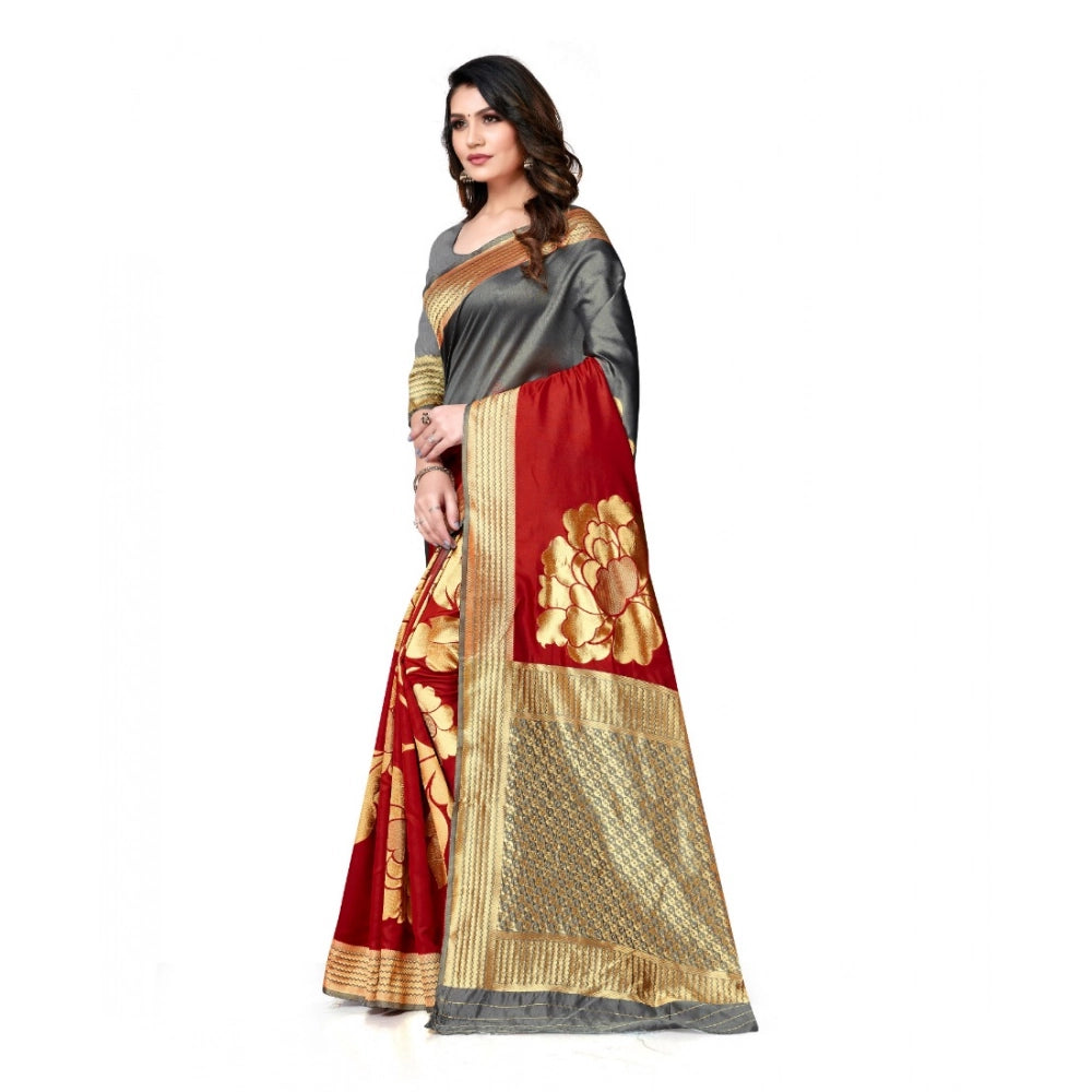 Ranili Banarasi Silk Saree With Blouse