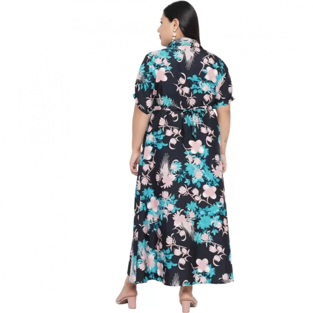 Ranili Fit And Flare Green Dress