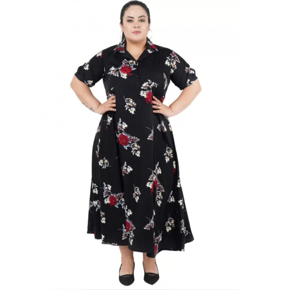 Ranili Fit And Flare Black Dress