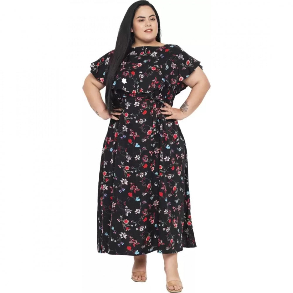 Ranili Fit And Flare Black Dress