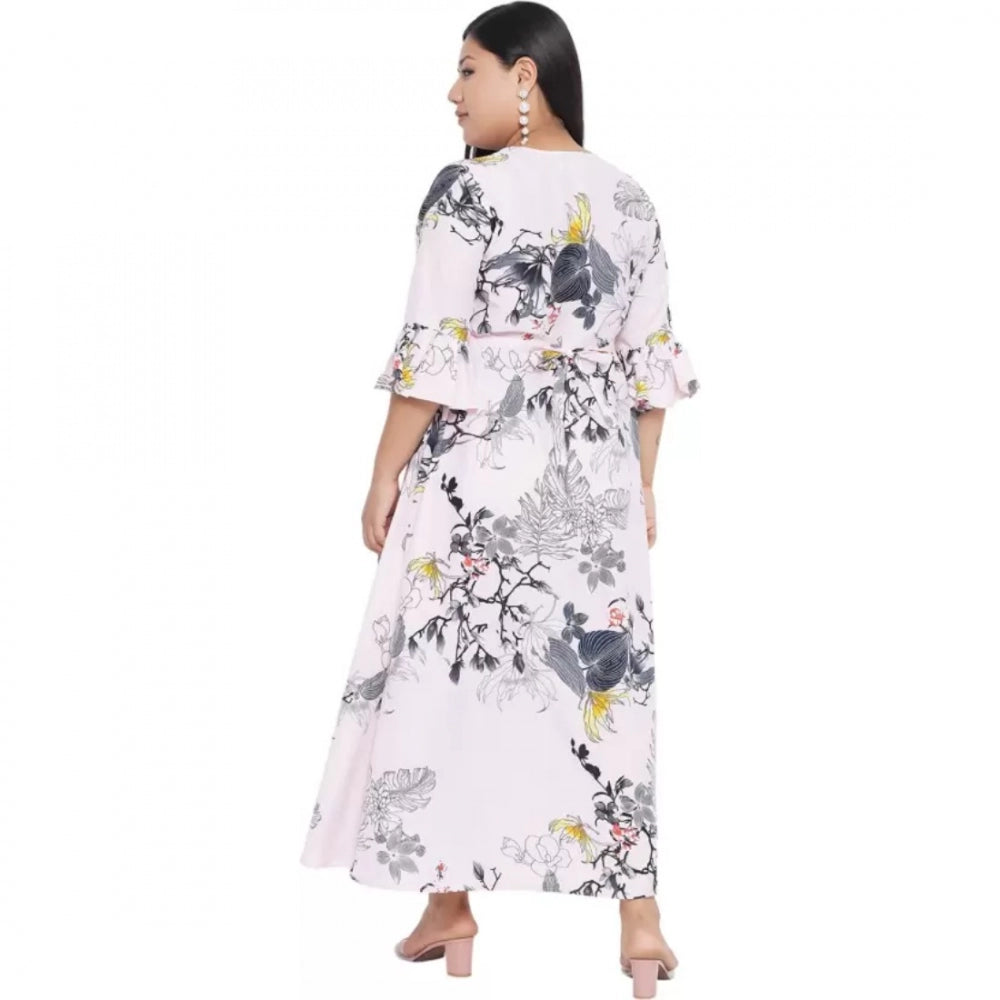 Ranili Fit And Flare White Dress