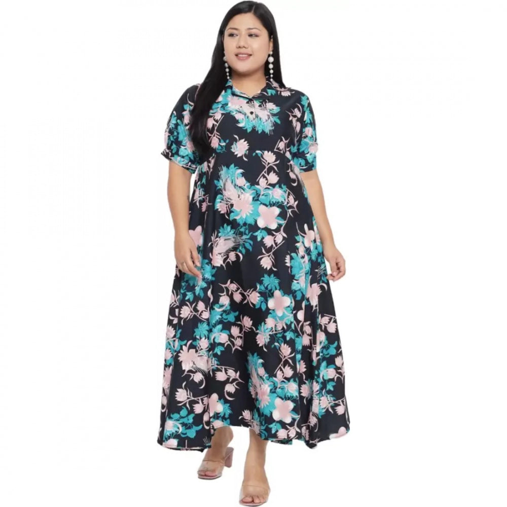 Ranili Fit And Flare Green Dress