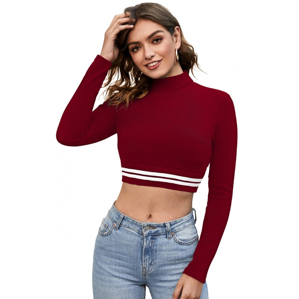 Ranili Western Wear Hosiery Crop-top