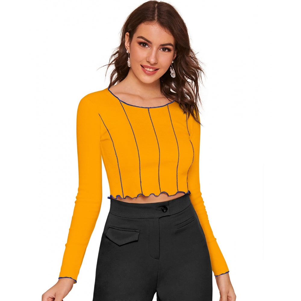 Ranili Western Wear Hosiery Crop Top