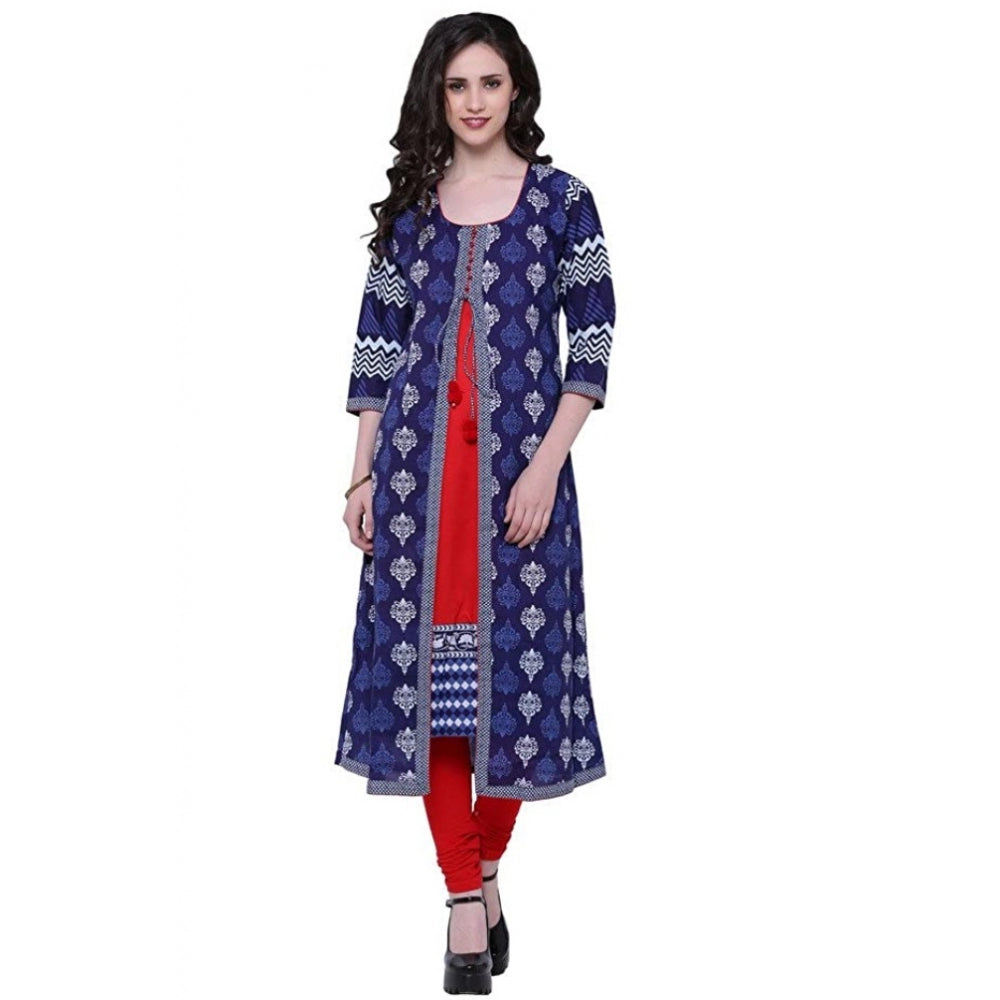 Ranili Cotton Printed Long Kurti