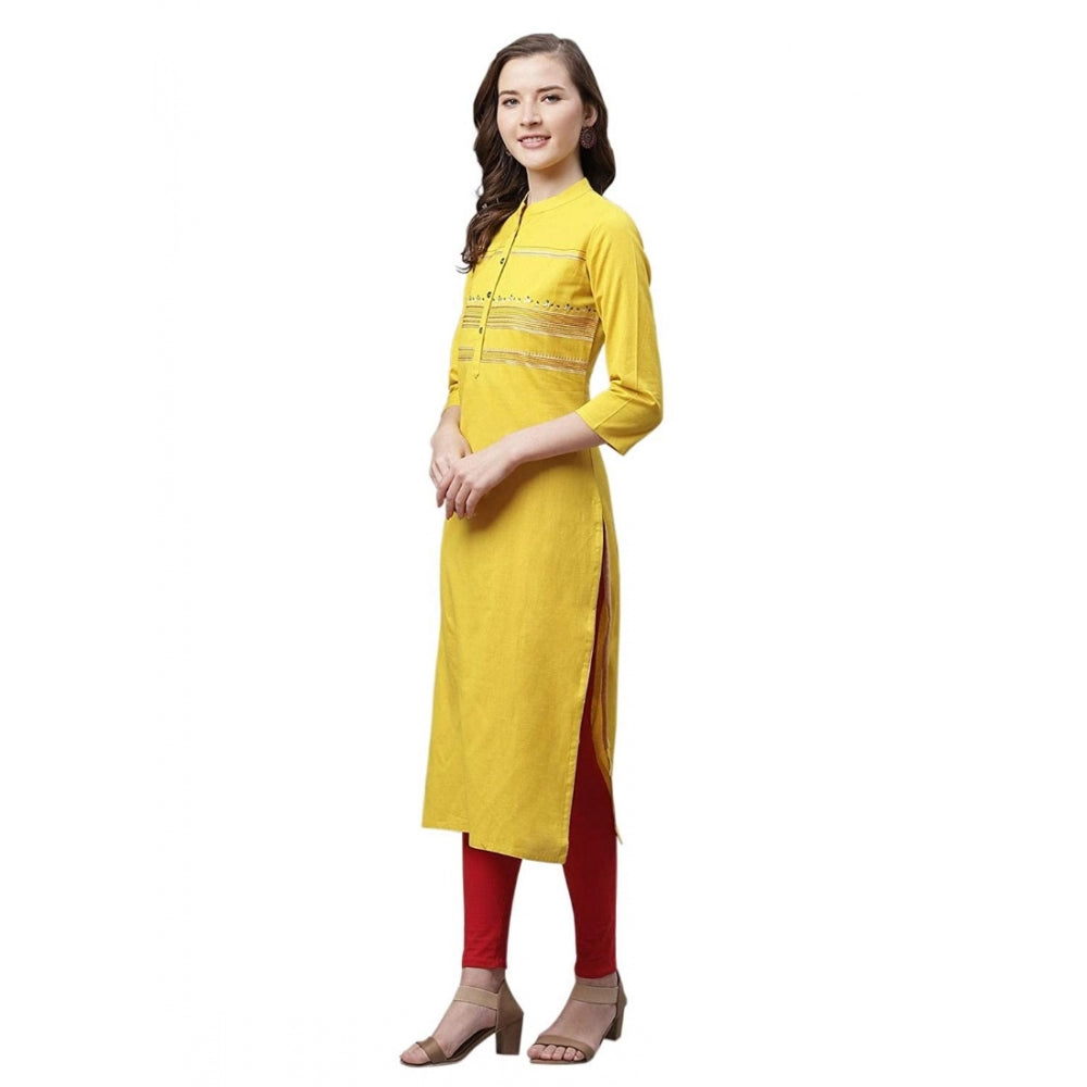 Ranili Pure Cotton Printed Straight Kurti