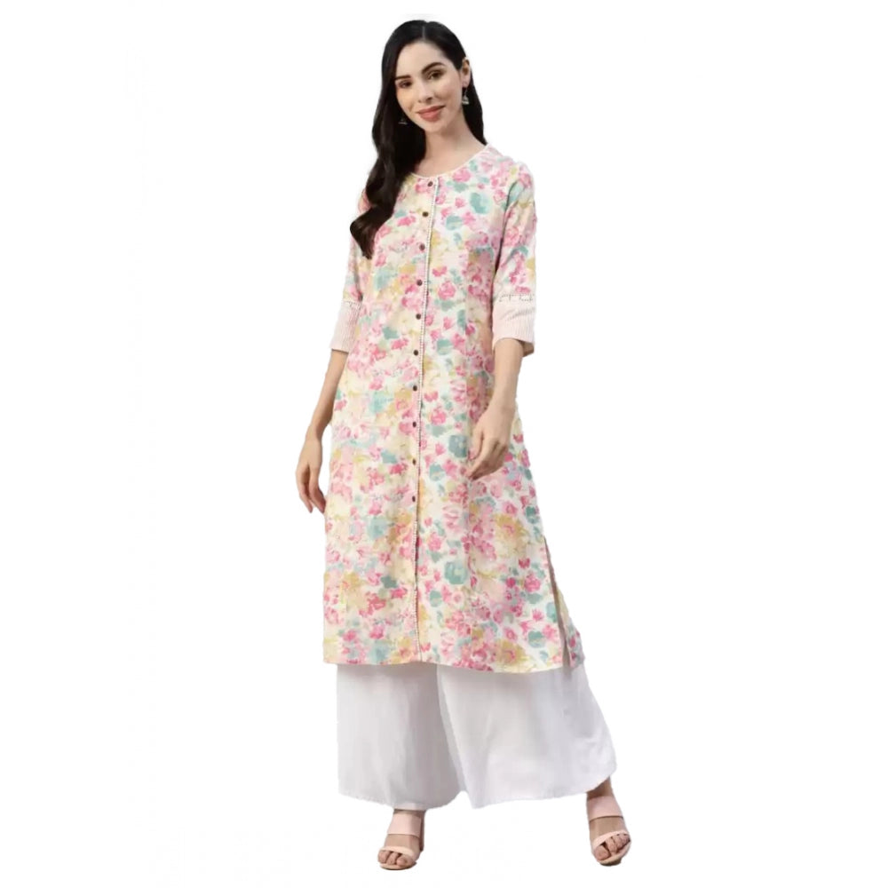 Ranili Cotton Printed  straight Kurti