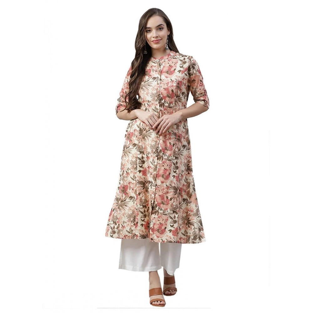 Ranili Cotton Printed Floral Print Kurti