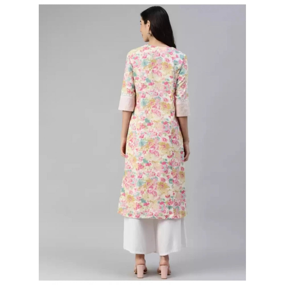 Ranili Cotton Printed  straight Kurti