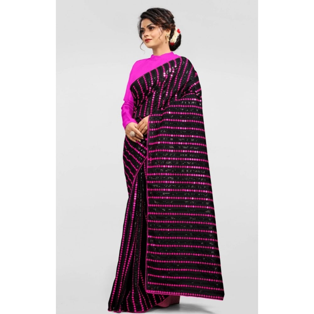 Ranili Vichitra Saree With Blouse