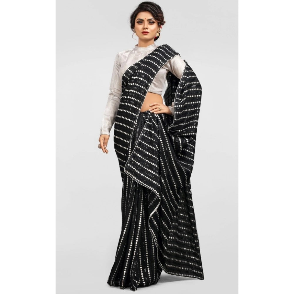 Ranili Vichitra Saree With Blouse