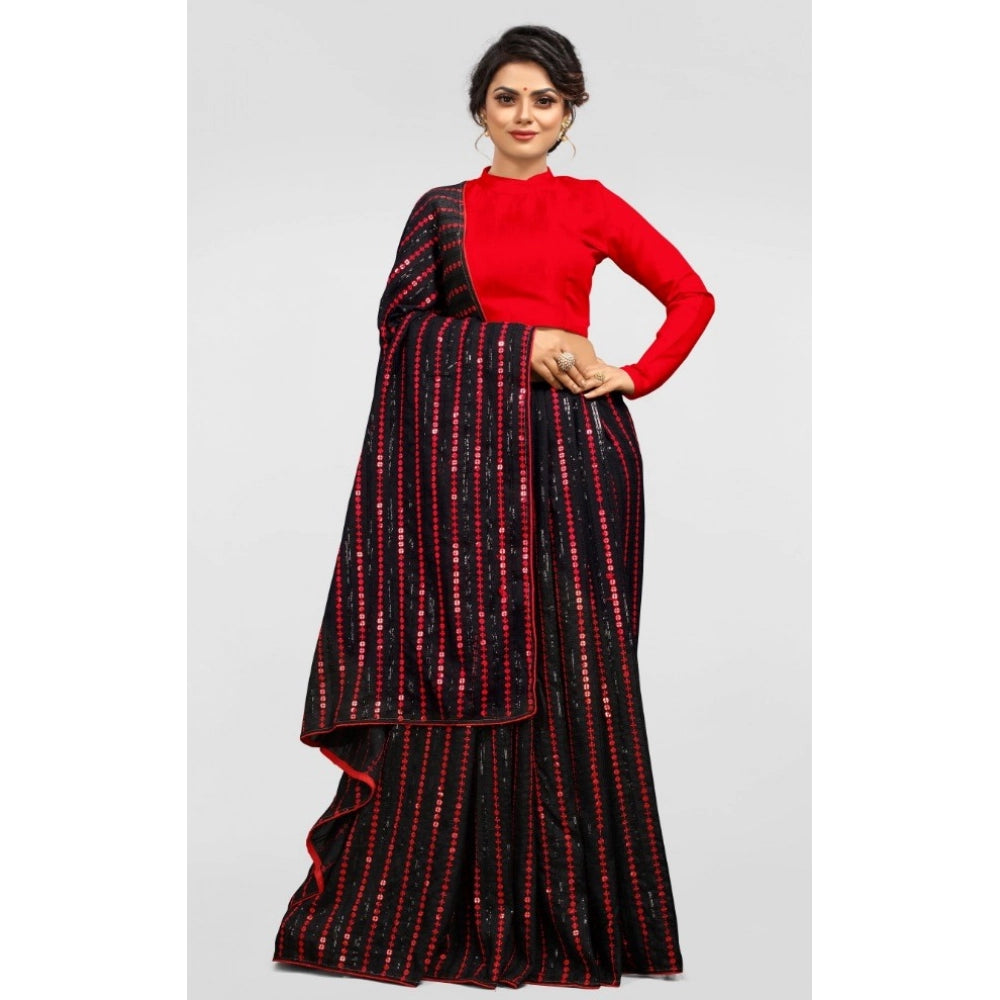 Ranili Vichitra Saree With Blouse