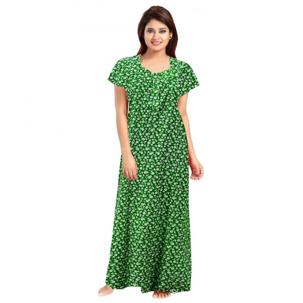 Ranili Cotton Printed Maxi Nighty