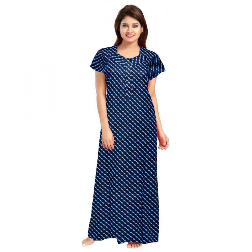 Ranili Cotton Printed Maxi Nighty